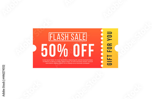 Big super sale on coupon discount ticket.