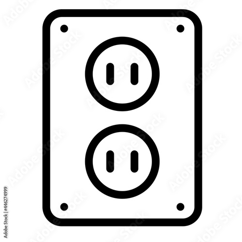 power strip line icon