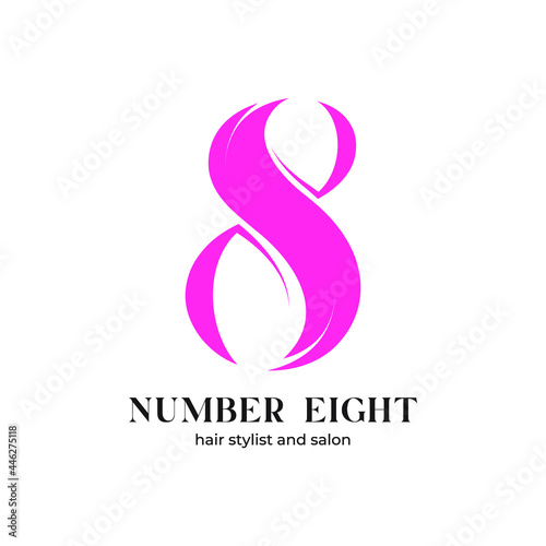 illustration number eight logo design inspirations