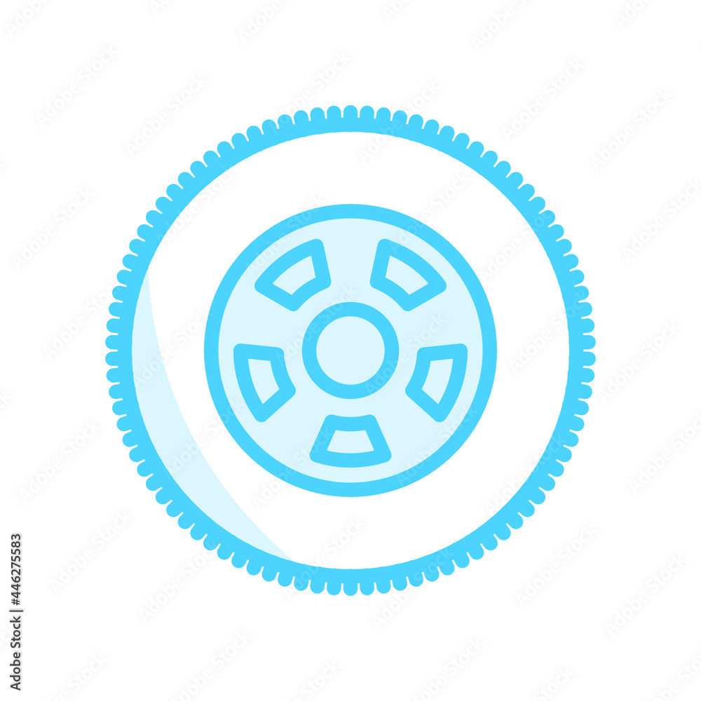 Illustration Vector Graphic of Wheel Steering icon Illustration Vector Graphic of Wheel Steering icon
