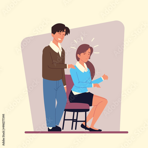 workplace harassment colleagues