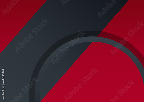 Red black abstract background with gradient color decoration. Vector illustration for presentation design, banner, brocure, company profile, business card and much more
