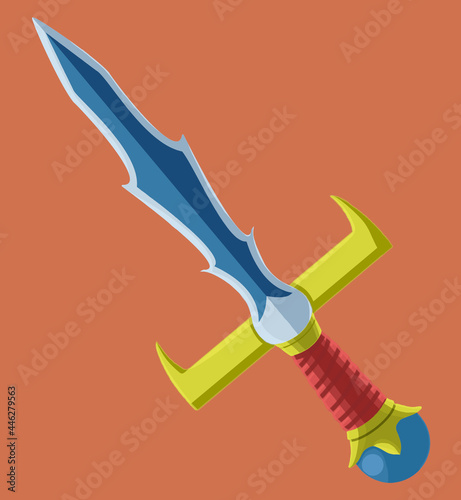 Icono de espada decorativa.