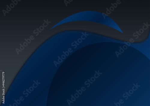 Modern simple abstract background with wavy element. Vector illustration for presentation design, banner, brocure, company profile, business card and much more