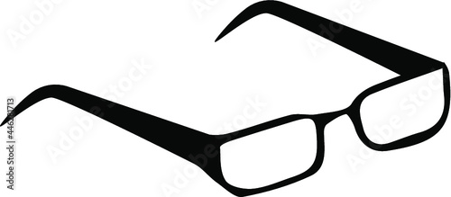 Glasses icon vector