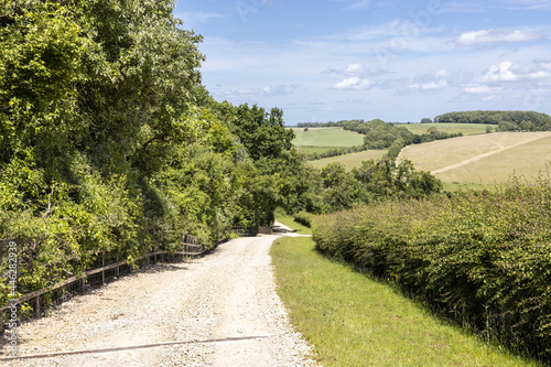 Fotomurale Campden Lane (an ancient drovers road) now a bridleway on the Cotswold Hills nea