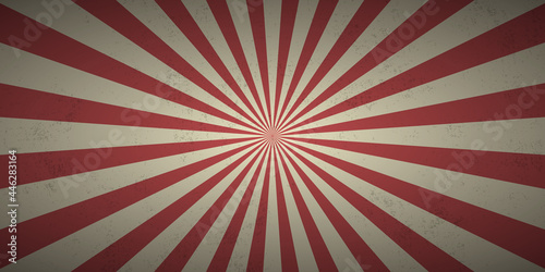 Abstract retro rays grunge background