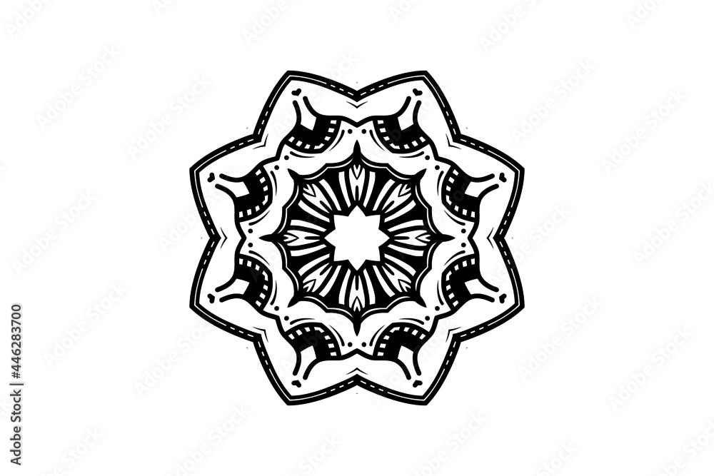 mandala circular pattern flower