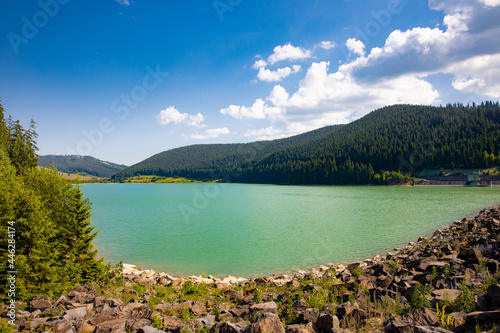 Frumoasa Lake, Harghita County, Romania photo