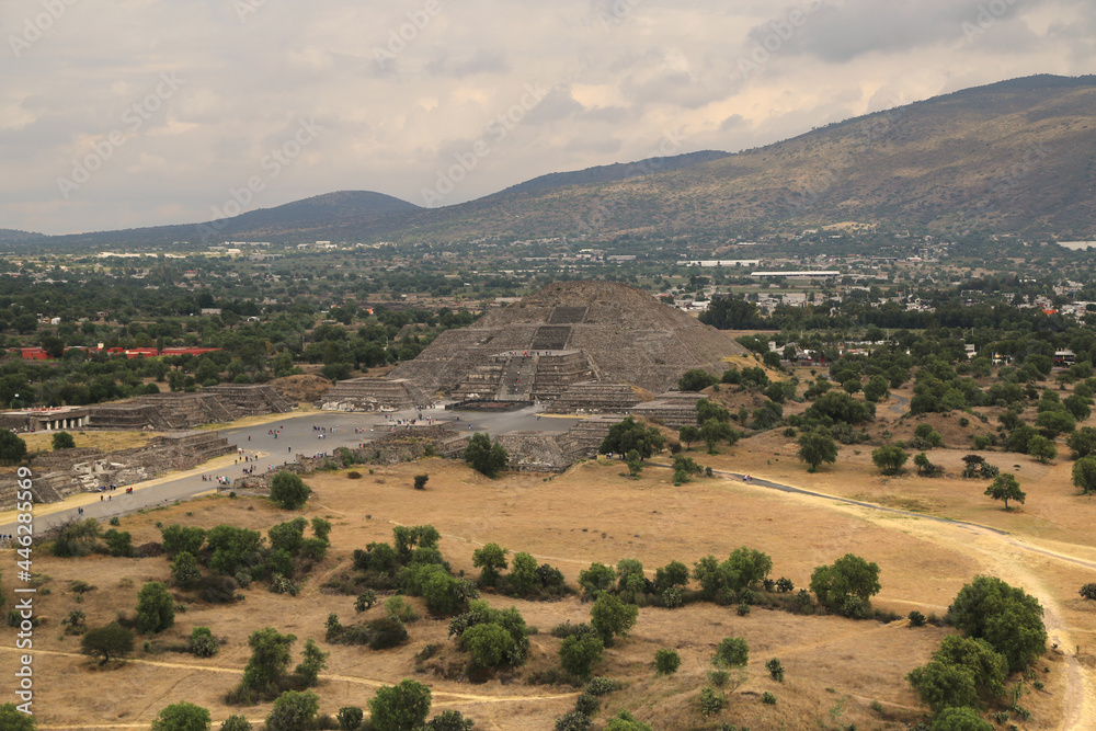 Pyramid of the Moon in Teotihuacan, Mexico