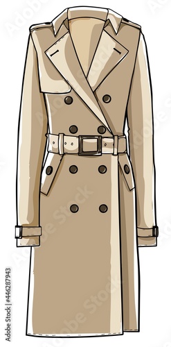 Trench coat classic clothes basic fashion clothing