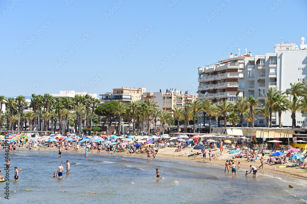 vacances loisir plage soleil été Espagne Salou Catalogne mer sable vacances loisir plage soleil été Espagne Salou Catalogne mer sable