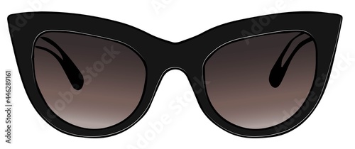 Cat eye sunglasses, modern fashionable accessories