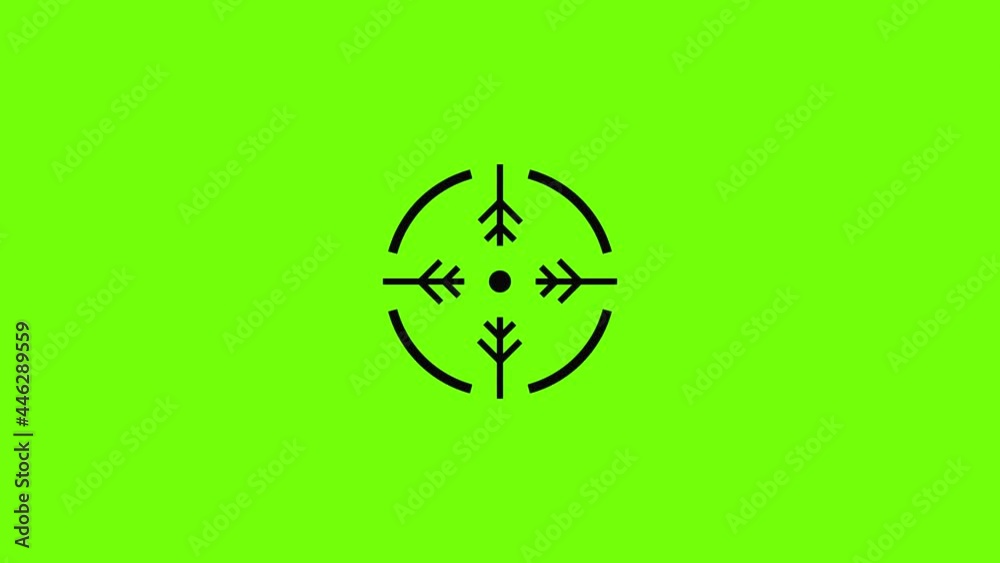 Shoot circle icon animation Shoot circle icon animation