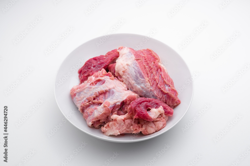 Small pieces of Indonesian local beef