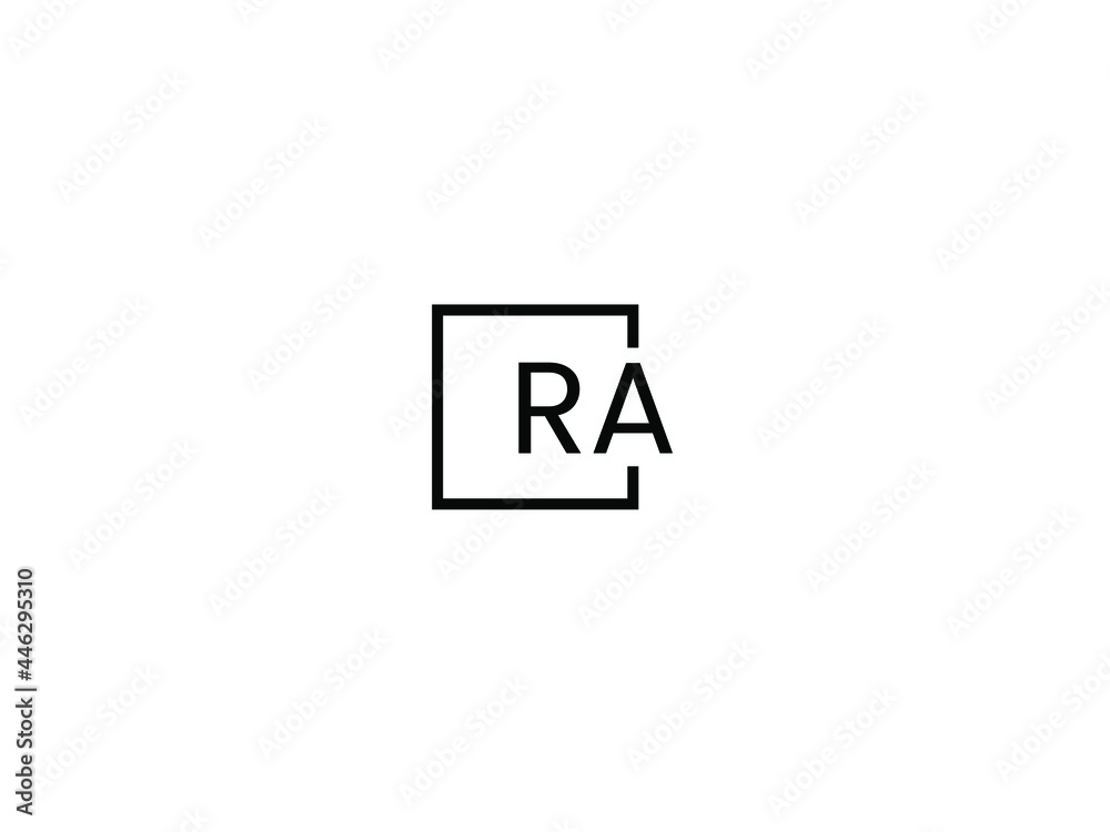 RA Letter Initial Logo Design Vector Illustration RA Letter Initial Logo Design Vector Illustration