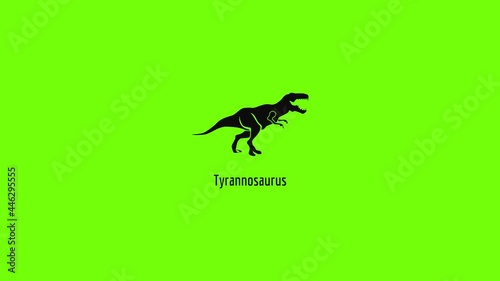 Tyrannosaurus icon animation photo
