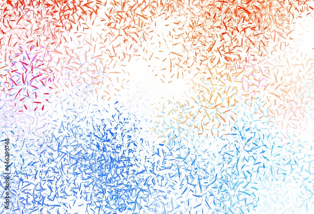 Fototapeta premium Light Gray vector template with repeated sticks.