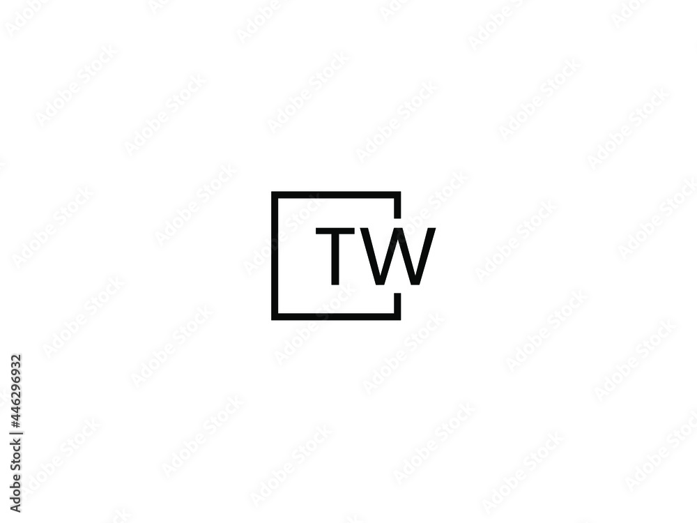 TW Letter Initial Logo Design Vector Illustration TW Letter Initial Logo Design Vector Illustration