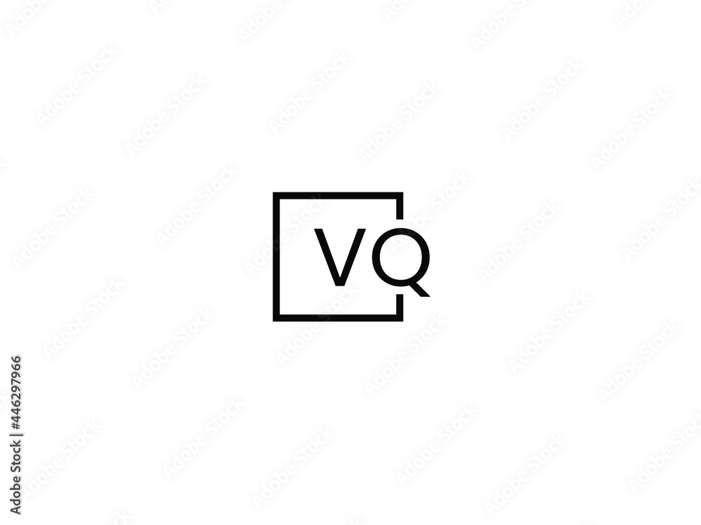 VQ Letter Initial Logo Design Vector Illustration VQ Letter Initial Logo Design Vector Illustration