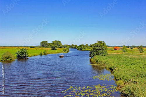 Blick auf die Hamme bei Worpswede (Niedersachsen)