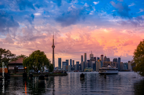 Transition of colors in Toronto
