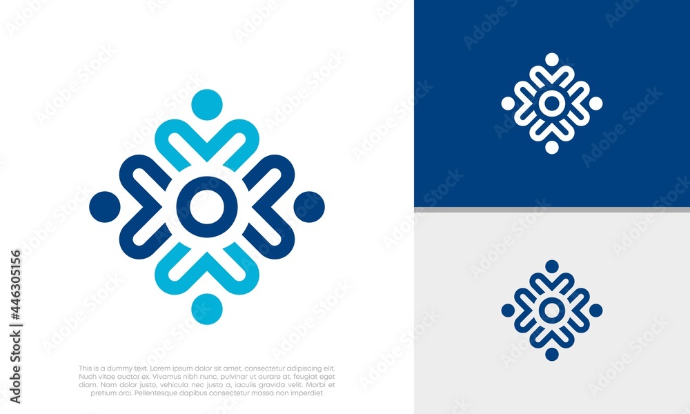 Human Resources Consulting Company, Global Community Logo Human Resources Consulting Company, Global Community Logo