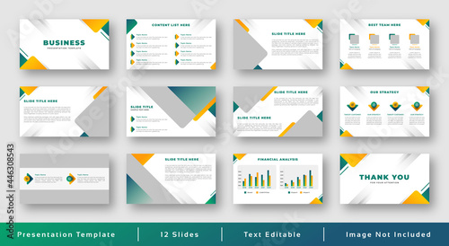 Pitch decks or minimalist presentations slide for business plans and investments