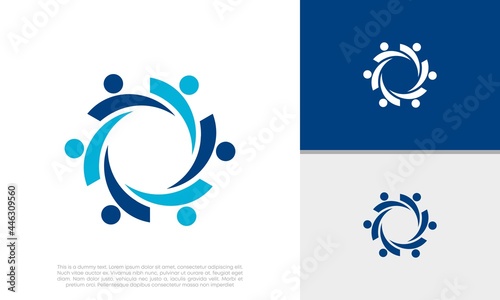 Human Resources Consulting Company, Global Community Logo	