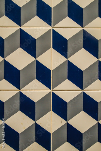Fototapeta Naklejka Na Ścianę i Meble -  Isometric cubes pattern tile
