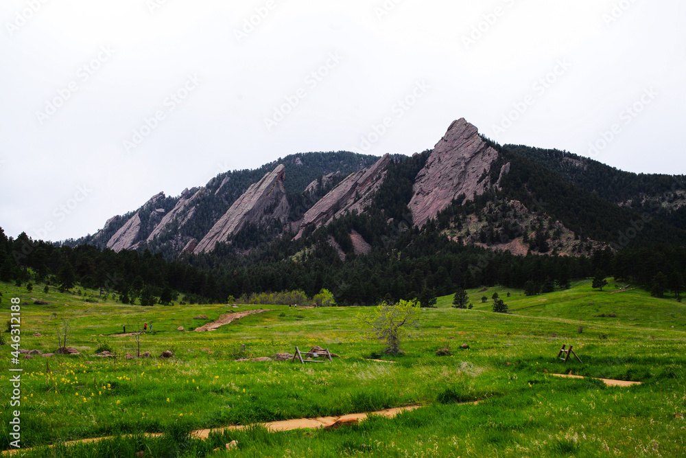 Colorado Flat Iron Mountain