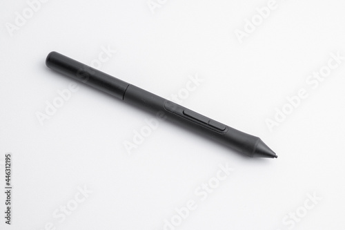 Graphic tablet on white background