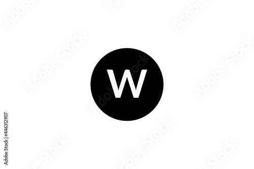Letter W logo icon design template elements