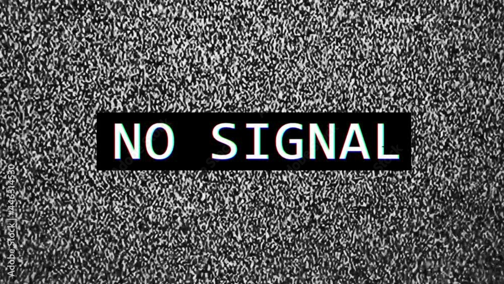 TV static - no signal