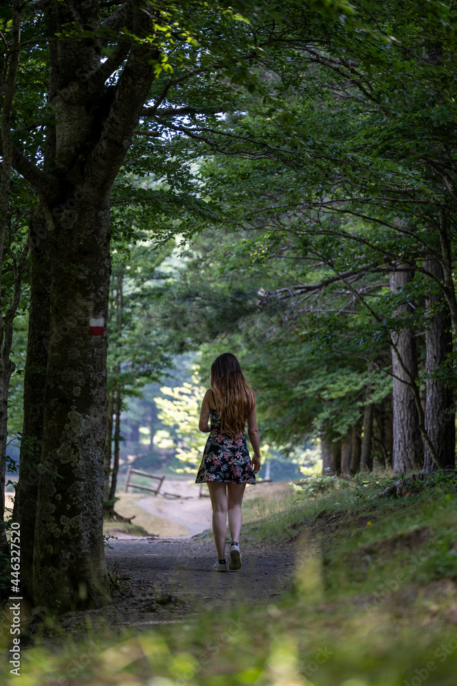 RAGAZZA NEL BOSCO RAGAZZA NEL BOSCO