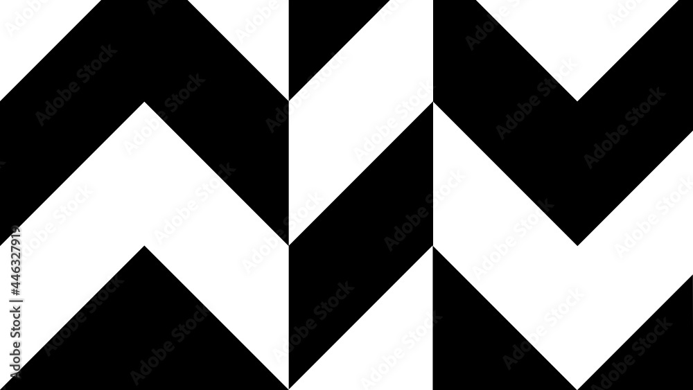 Black and white zig zag geometric Black and white zig zag geometric