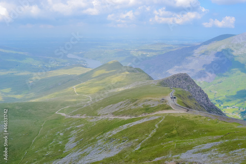 Snowdonia National Park  Epic views of mountains and valleys with blue lakes and crystal clear water