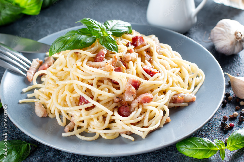 Homemade Carbonara pasta