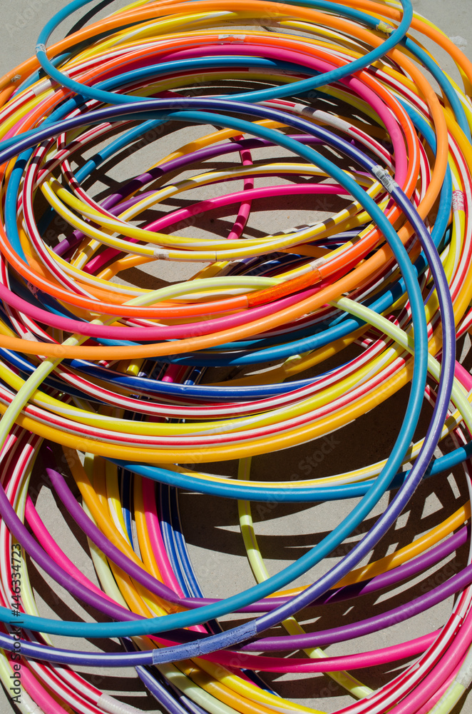 Colorful hoops Colorful hoops