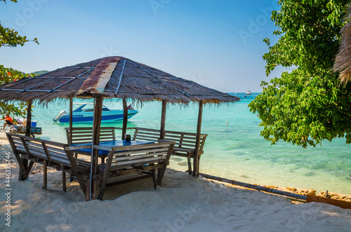 Beautiful tropical beach of Ko Lan  island near Pattaya  Thailand