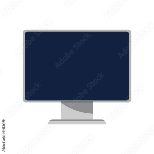 Vector illustration of a modern computer display.