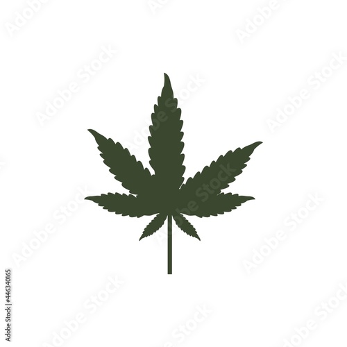 Cannabis Marijuana Hemp vector logo design