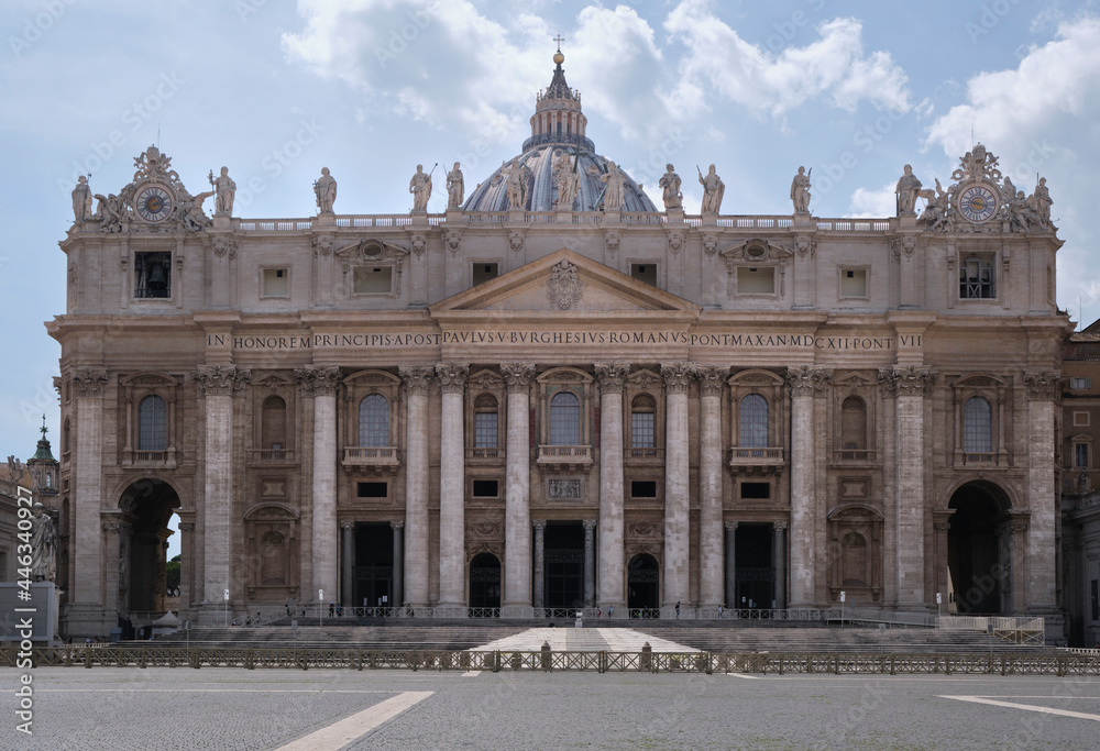the Saint Peter church in Vatican City