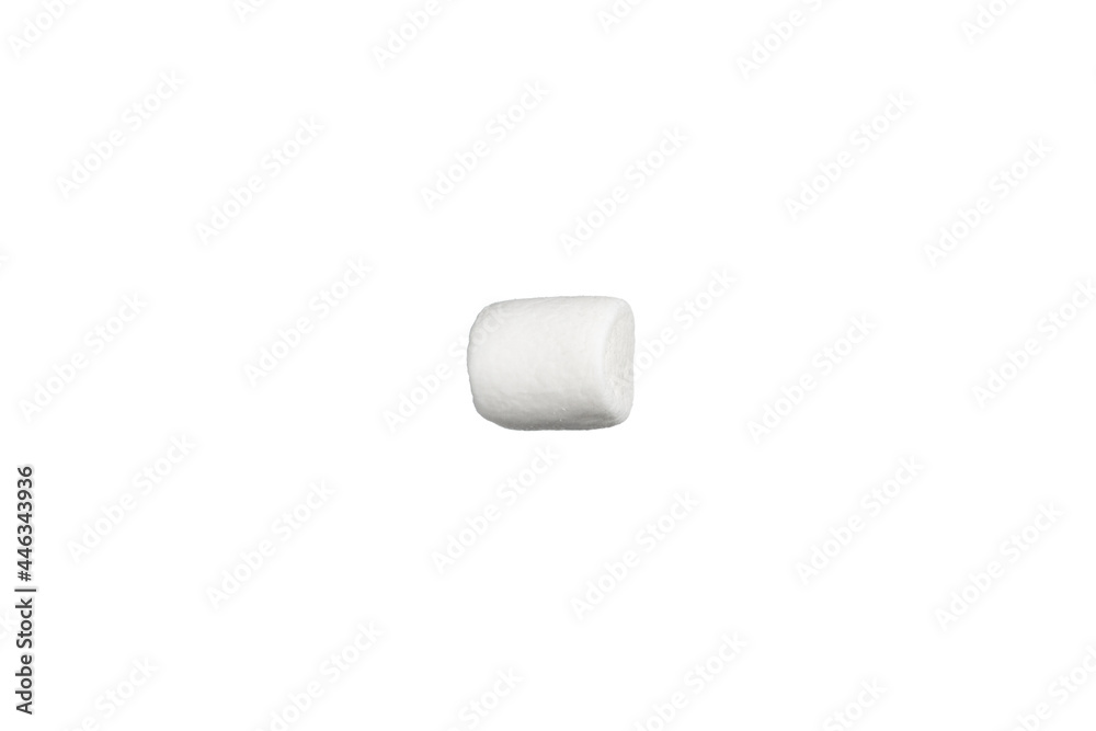 White marshmallow isolated on a white background. White marshmallow isolated on a white background.