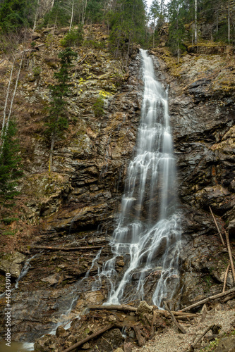 Scorus waterfall  Valcea county  Romania