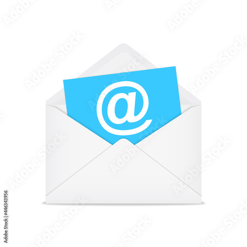 Envelope with email icon