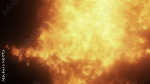 Big Shooting Explosion on Black