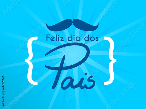 Father's Day Celebration Banner. Ideal material for gift cards and for retail and special offers.