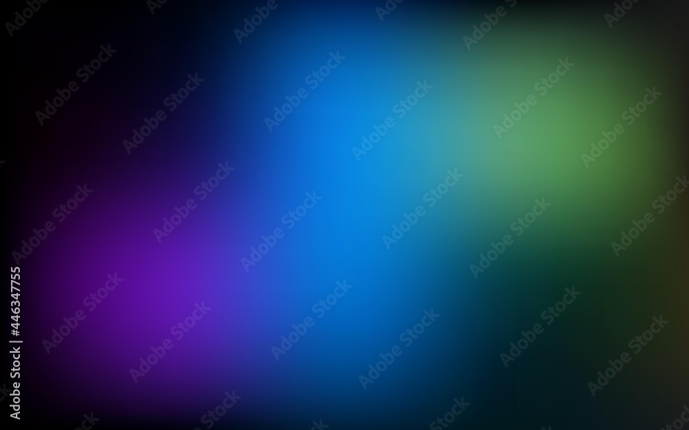 Dark multicolor vector gradient blur background.