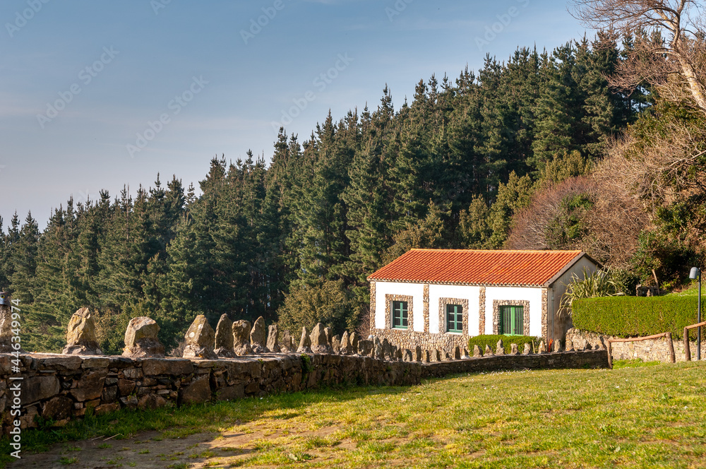 Obraz premium Restored old cabin